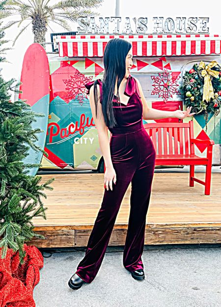 Still love red? Me too😉 It’s not only for Christmas but for other special events too like parties, birthdays and etc. Love the feel of this red velvet jumpsuit and the shoulder tie straps make it even more luxe😘❤️Comes in 4 colors, wearing a size S. Best of all it’s on Sale! Get yours today!😍





#jumpsuit #velvetjumpsuit #redjumpsuit #specialoccasionwear #ltkstyletip #ltkparties #vici #ltkwedding #shouldertiejumpsuit #velvet #redvelvet #ltkpartystyle #formalevents #redvelvet #jumpsuit #velvet 

#LTKsalealert #LTKSeasonal #LTKfindsunder100