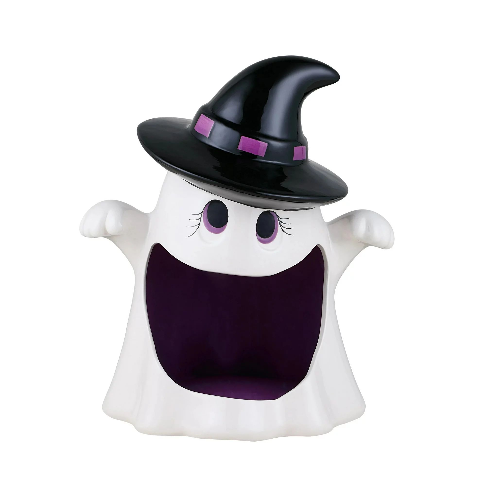 12“ Motion Activated Ceramic Ghost Candy Bowl - Walmart.com | Walmart (US)