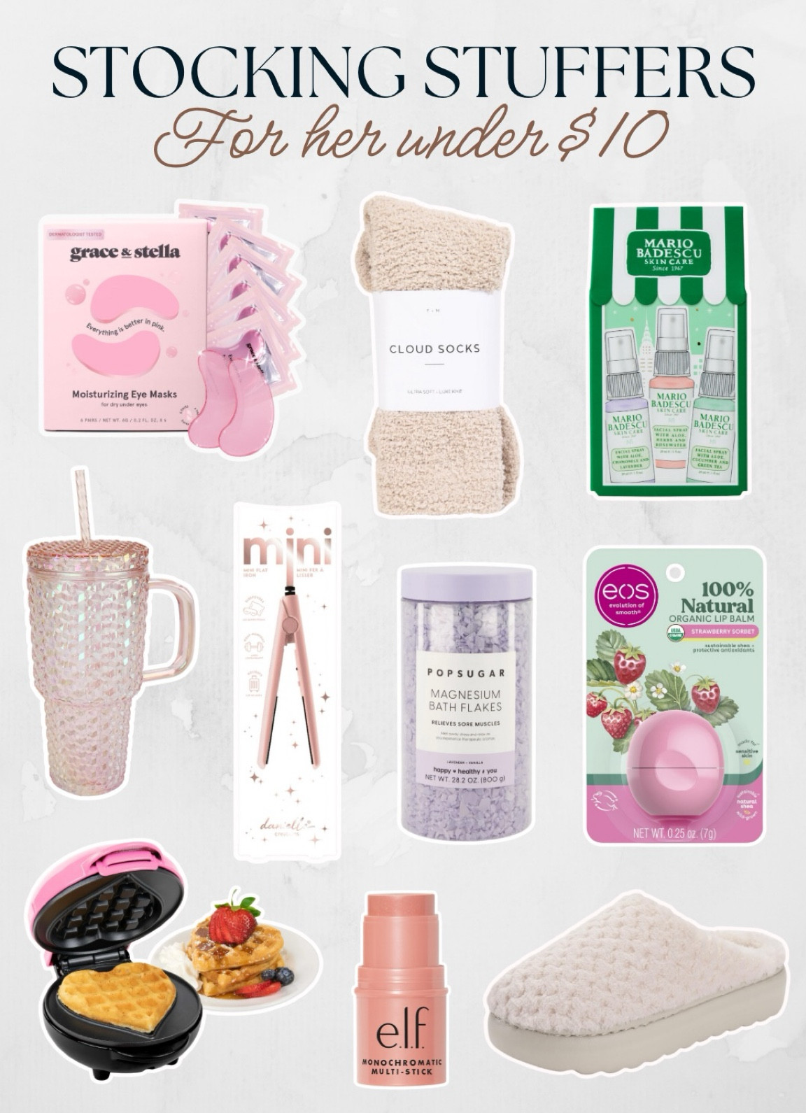 Stocking stuffers for her under $10

#LTKHoliday #LTKFamily #LTKGiftGuide