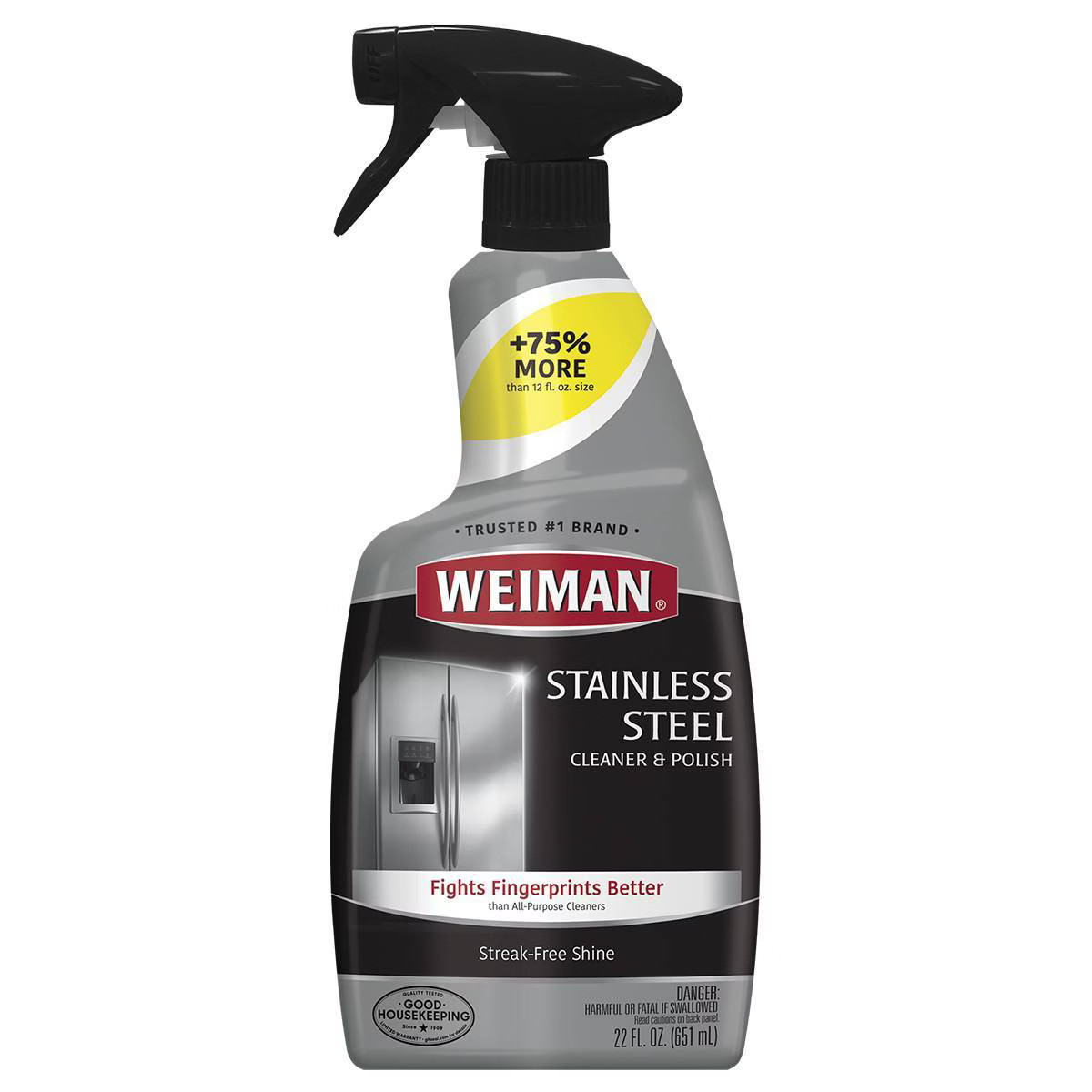 Weiman Stainless Steel Cleaner and Polish Trigger - 22 fl oz | Target