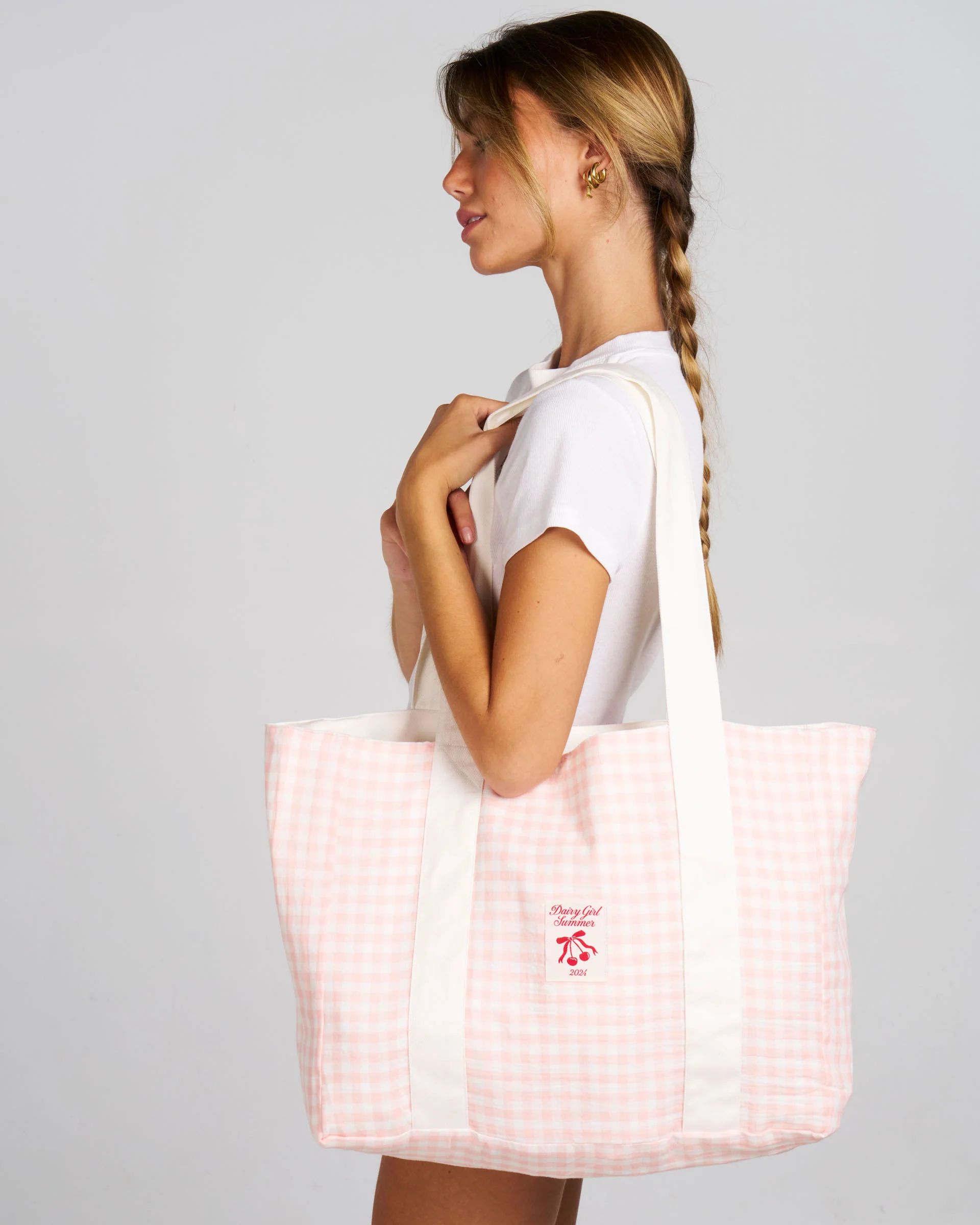 Everyday Picnic Tote - Peony Pink | Dairy Boy