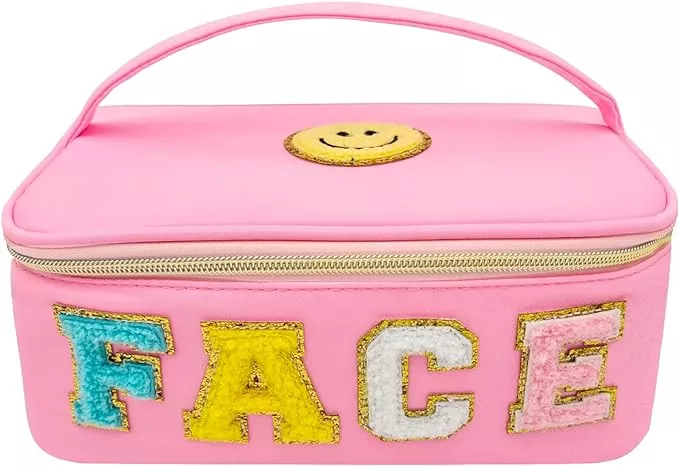 DUPE Colorful Letter Cosmetic Bag … curated on LTK