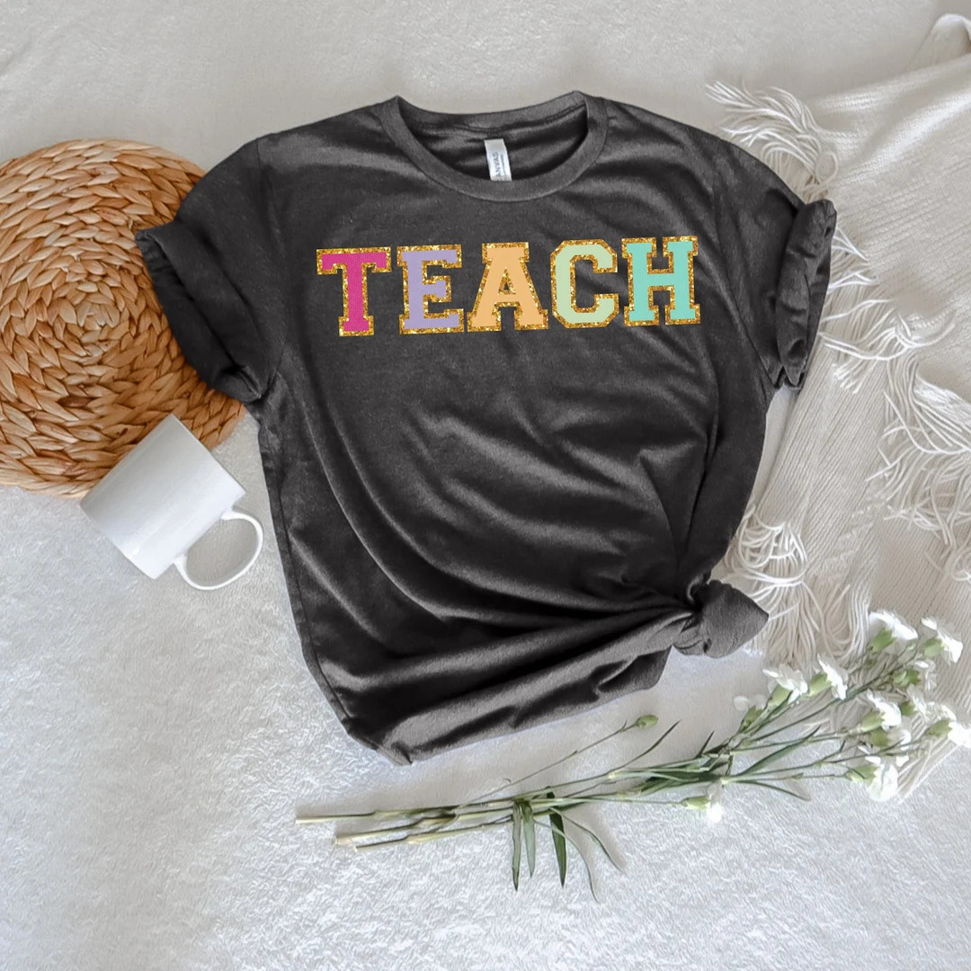 Cute Teach Shirt Compassion Kindness Confidence Teacher - Etsy | Etsy (US)