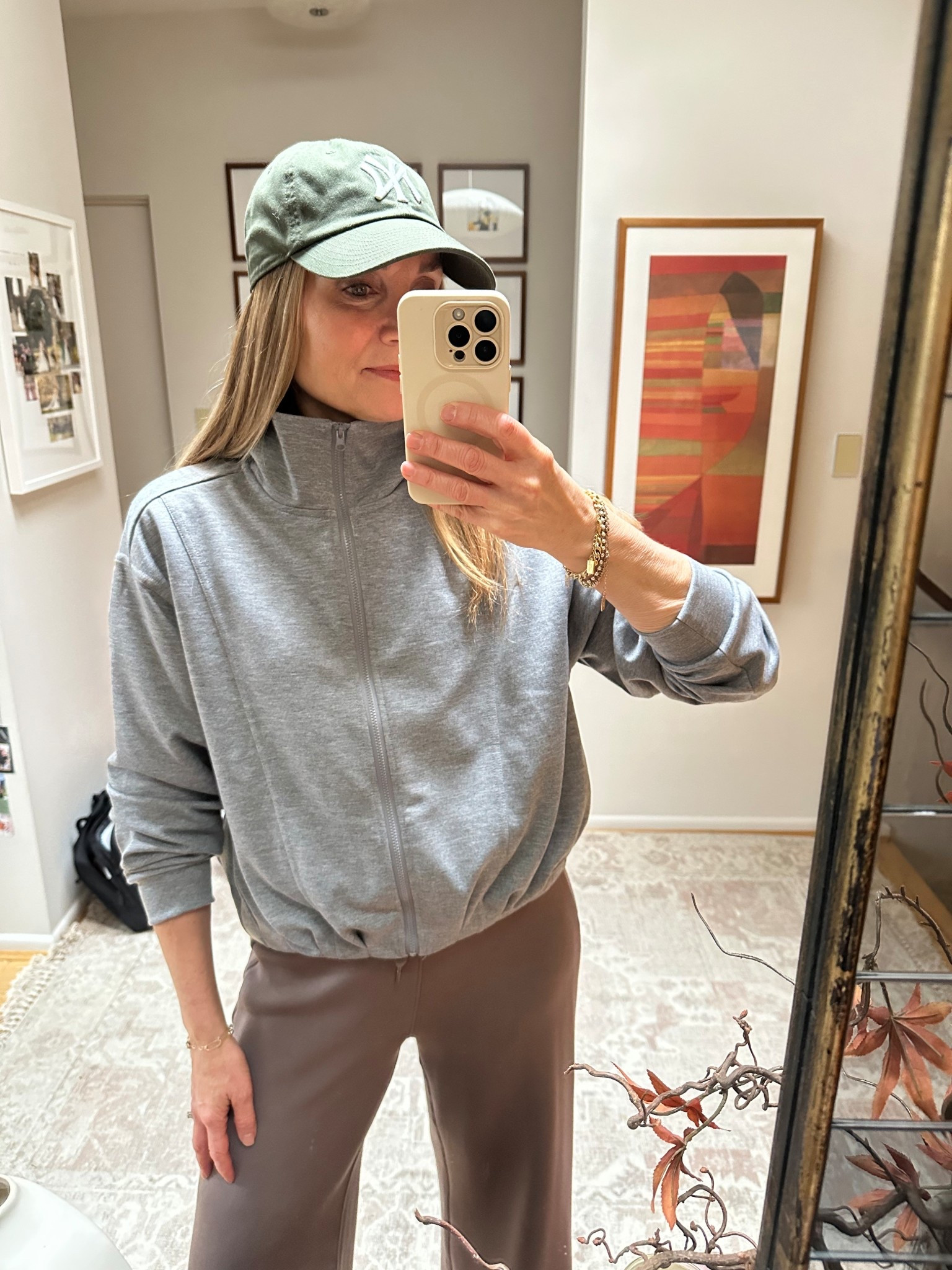 Road trip outfit! Love this bubble hem lightweight jacket, wearing a medium. My @Spanx AirEssentials pants are 20% off with the LTK code! Wearing small  

#LTKSpringSale #LTKOver40 #LTKTravel