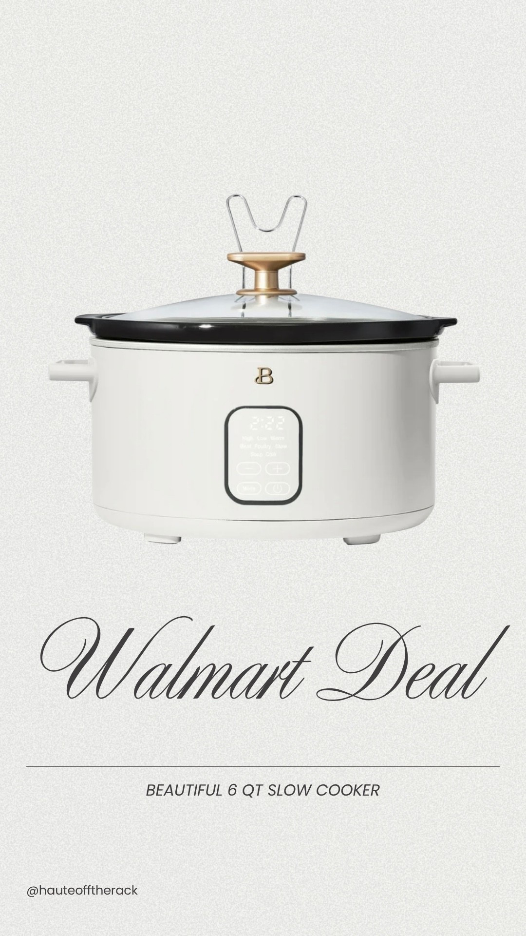 I’ve used this crockpot for 4+ years now and it’s still one of my favorite kitchen appliances. I love the it looks nice sitting on the countertop + it’s a nice large size. Comes in a ton of colors.
#walmart 

#LTKHome