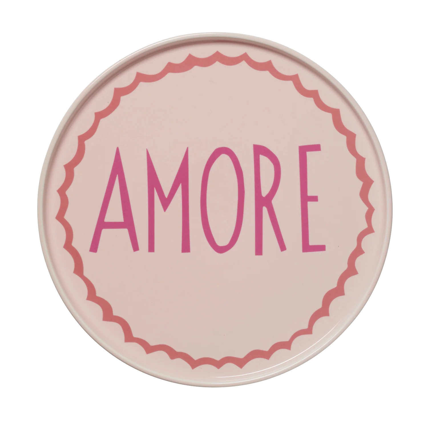 Pink Amore Plate | In The Roundhouse