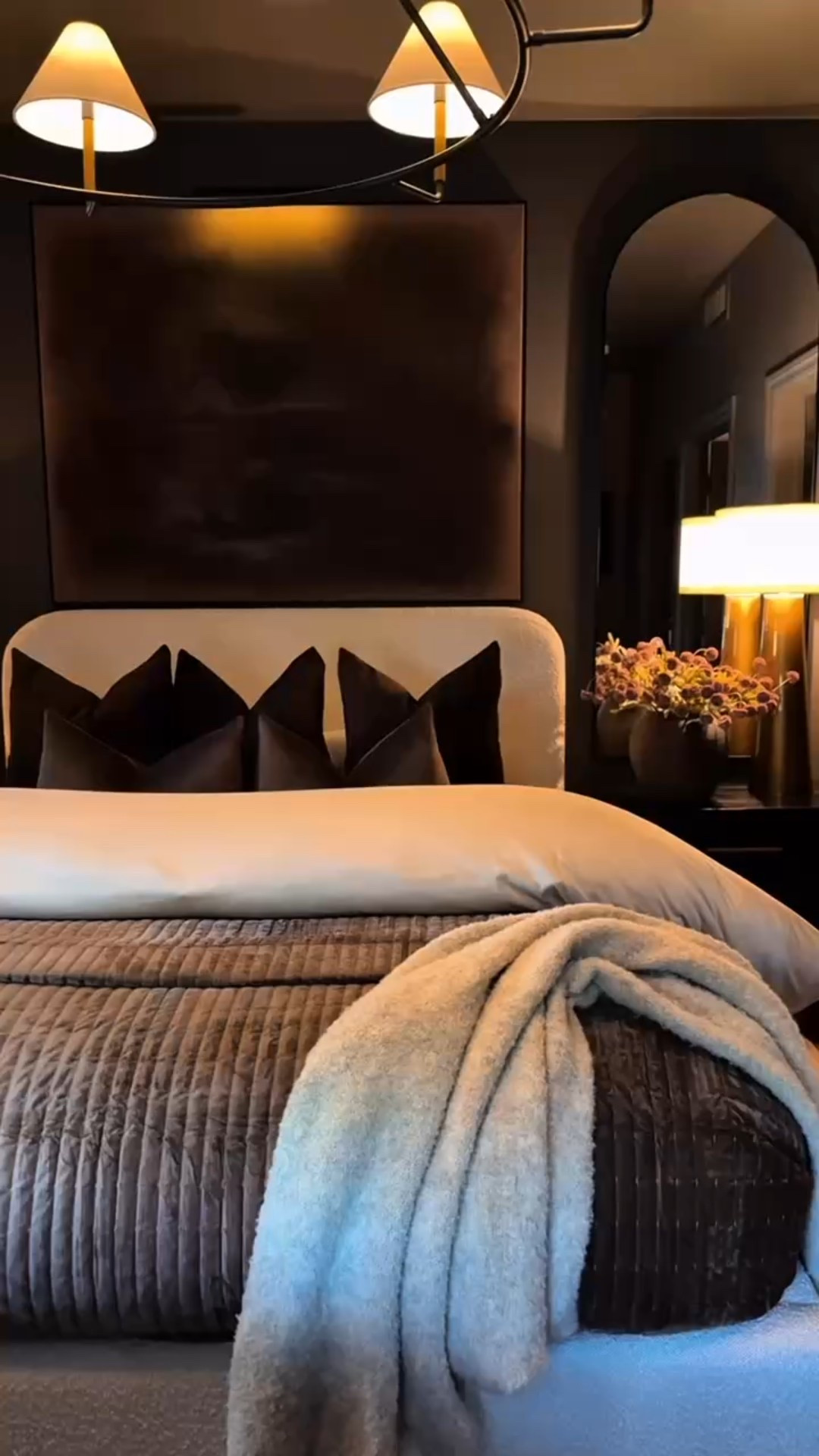 My moody guest bedroom wouldn’t be complete without the perfect quilt and throw pillows to compliment it 🤎

Moody bedroom. Bedroom Inspo. Guest bedroom inspo. Moody guest bedroom. Throw pillows. Velvet brown quilt. 

#LTKFindsUnder100 #LTKHome #LTKFindsUnder50