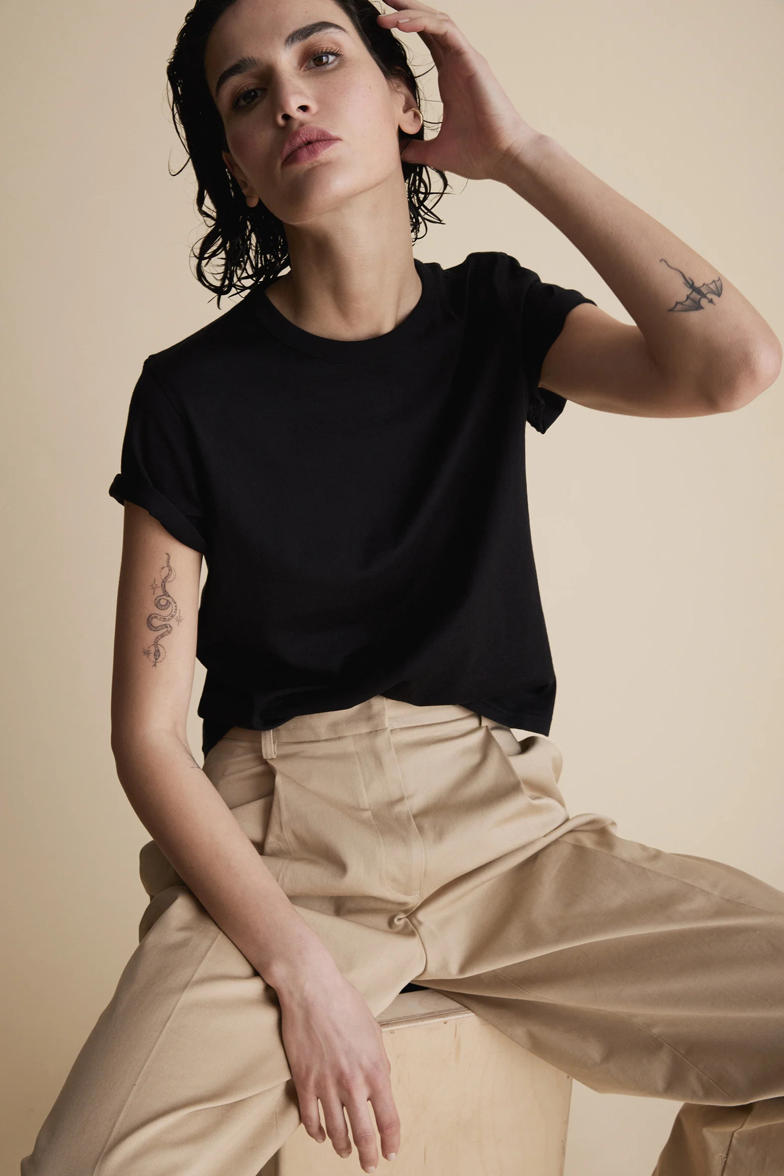 The Iconically Soft Perfect Tee in Black | Sold Out NYC