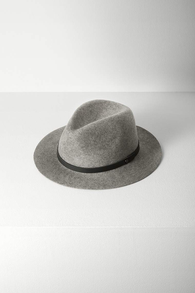 Rag & Bone - Abbott Fedora - Heather Grey - M | Rag & Bone (US)