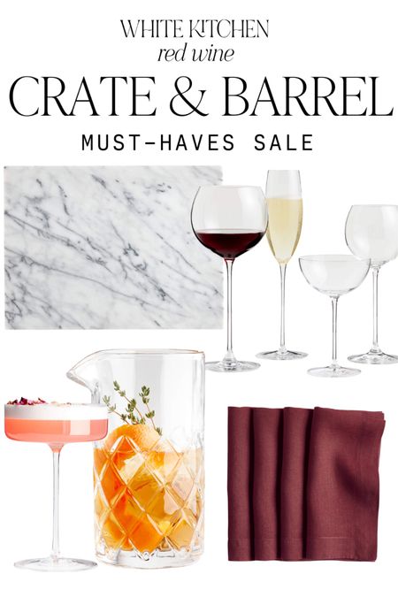 My Crate & Barrel must haves are on sale! 20% off. Grab the best wine glasses, cocktail pitcher, and my favorite marble slab. 

#LTKsalealert #LTKhome #LTKHoliday