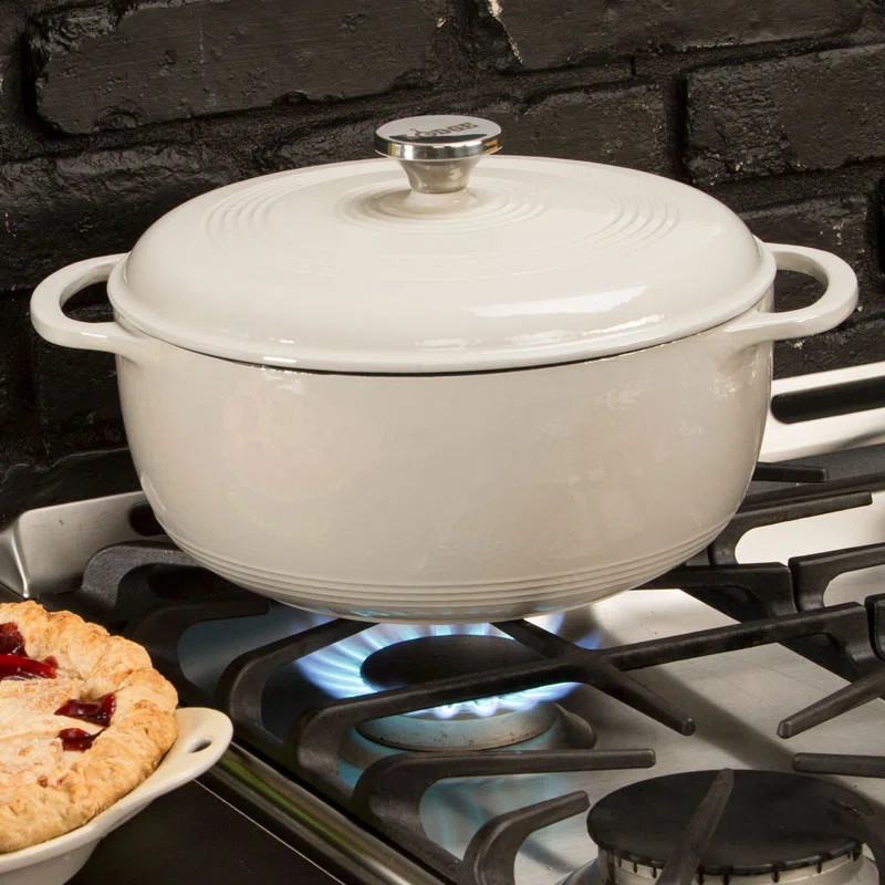 Lodge Enameled Cast Iron Dutch Oven | Wayfair North America