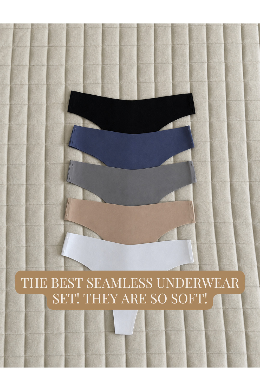 voenxe Seamless Women Underwear Thongs,No Show Ladies Thong,No Line Workout Breathable Comfortable Panties,Soft Undies,5-Pack
 

 #LTKselfcare #LTKActive #LTKSaleAlert