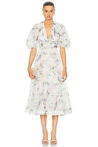 Pleated Midi Dress | FWRD 