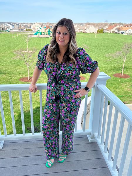Easter outfit check 🐰 I love this floral jumpsuit I got from my monthly Nuuly box- if you haven’t tried it, I would highly recommend it! My @nickelandsuede earrings and @target shoes matched perfectly 💚 I hope you all have a great day spending time with friends and family!

#LTKSeasonal #LTKstyletip #LTKshoecrush