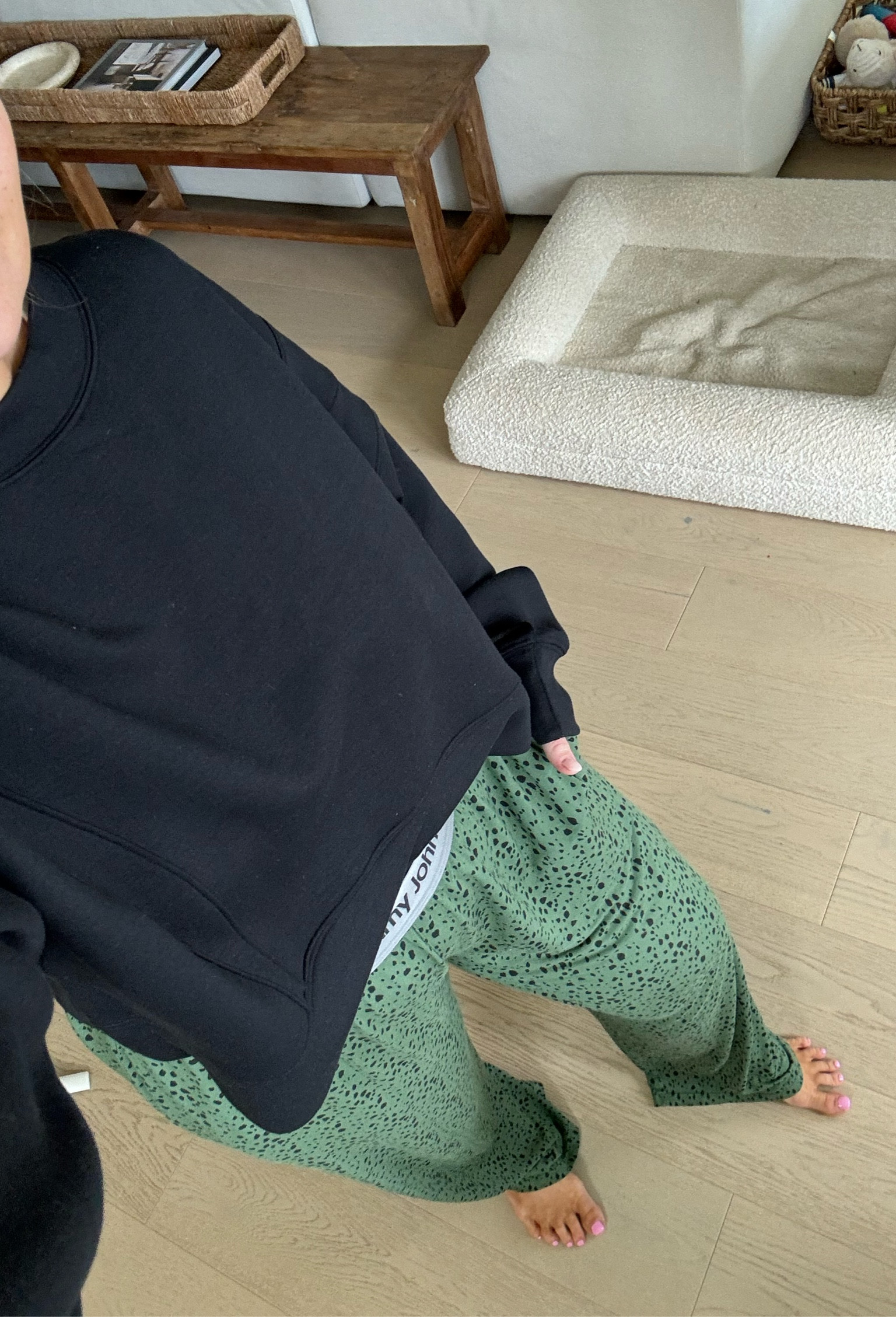 Comfy pjs!
Top // large 
Pants // XL 