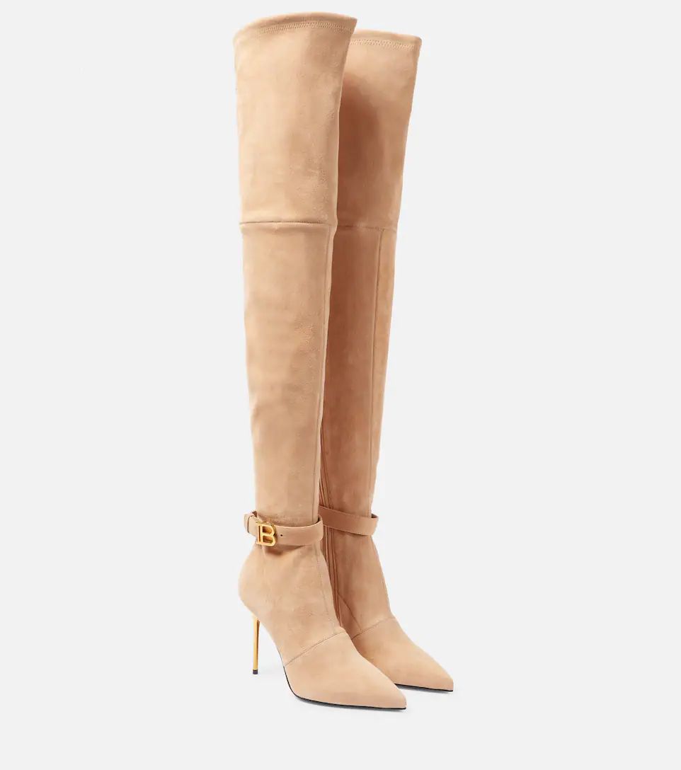 Suede over-the-knee boots | Mytheresa (INTL)