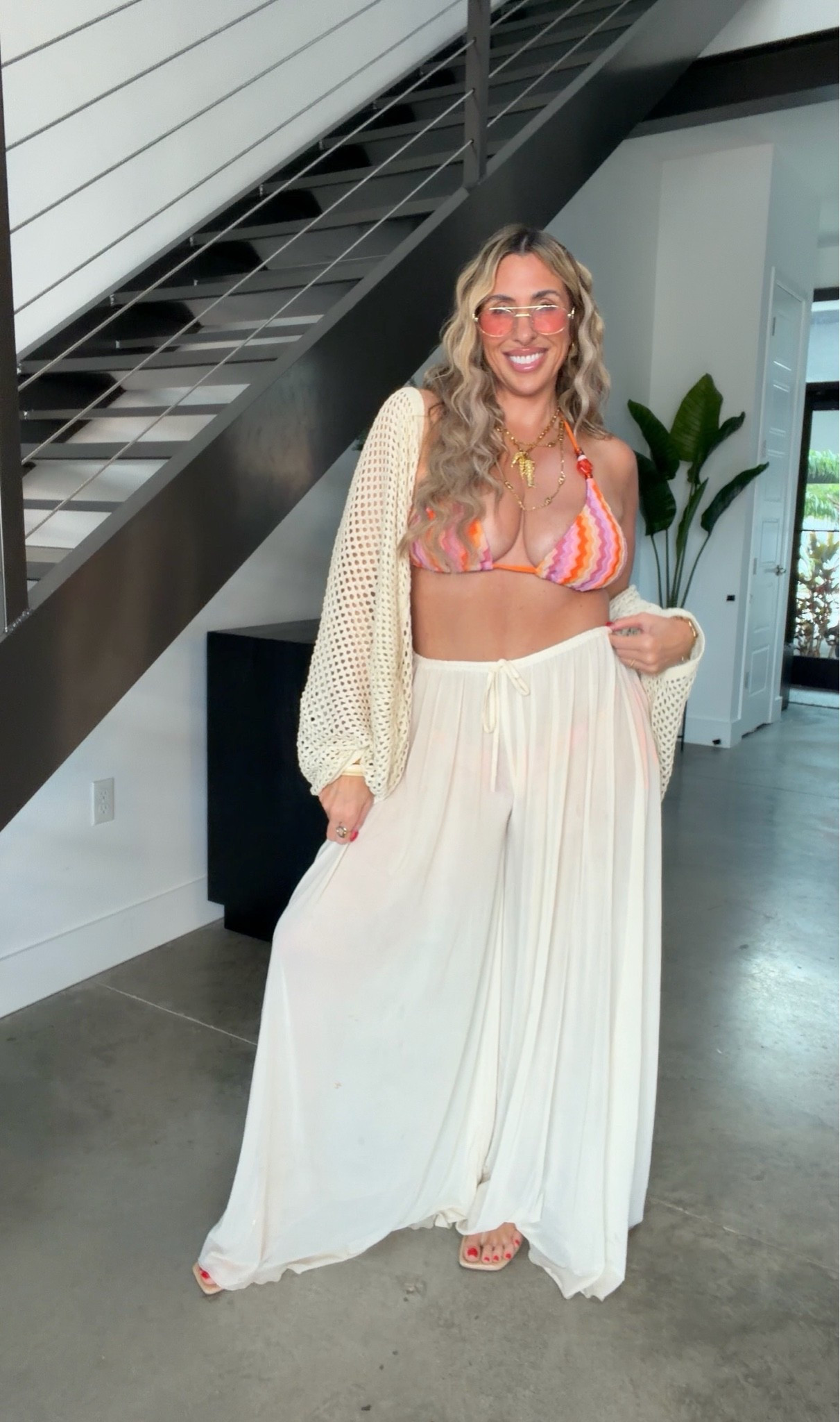 Bikini XL
Pants L
Crochet top Med (runs big) 
My current fav summer scent


The jewelry is from KC Chic. Super high quality and water resistant. It is linked and I have a 30-50% off code: Christine

#LTKdayinmylife #LTKootd #LTKSwim