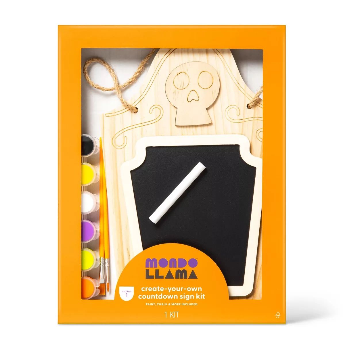 Halloween Wood Countdown Sign Kit - Mondo Llama™ | Target