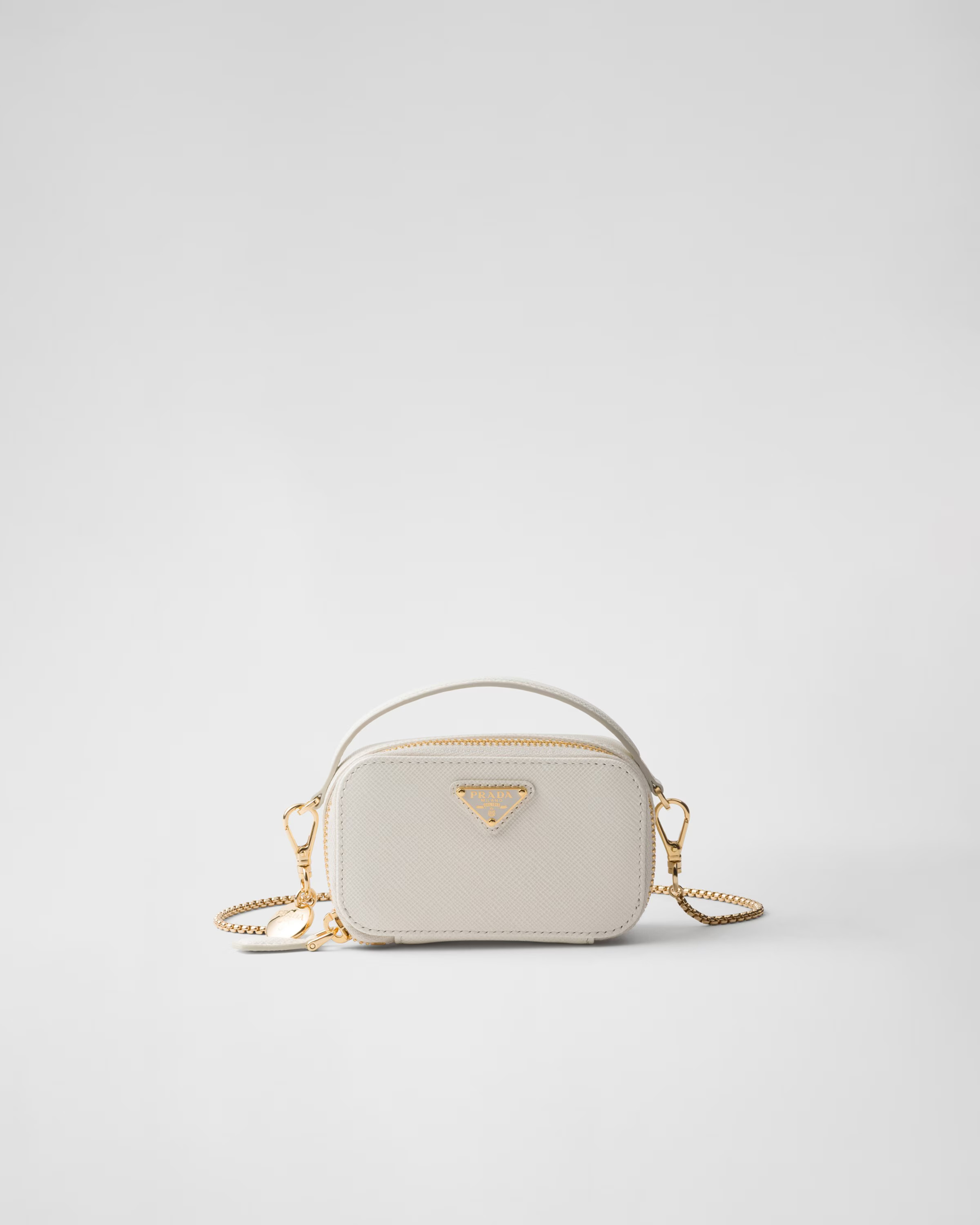 Saffiano leather mini-pouch | Prada US