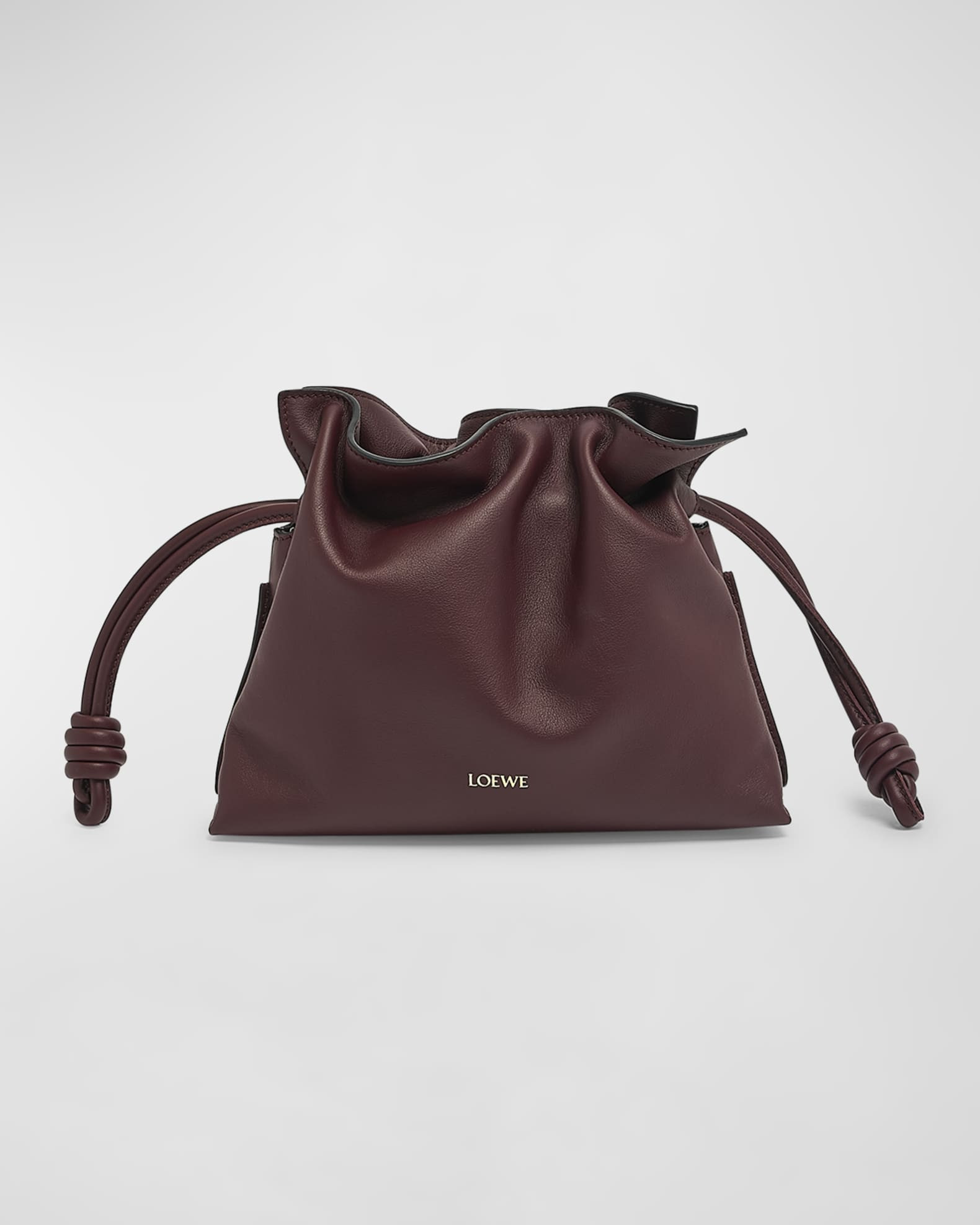 Flamenco Mini Clutch Bag in Napa Leather | Neiman Marcus