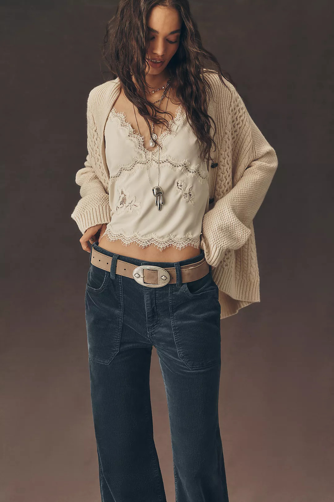 The Rylan High-Rise Flare Jeans by Pilcro: Corduroy Edition | Anthropologie (US)