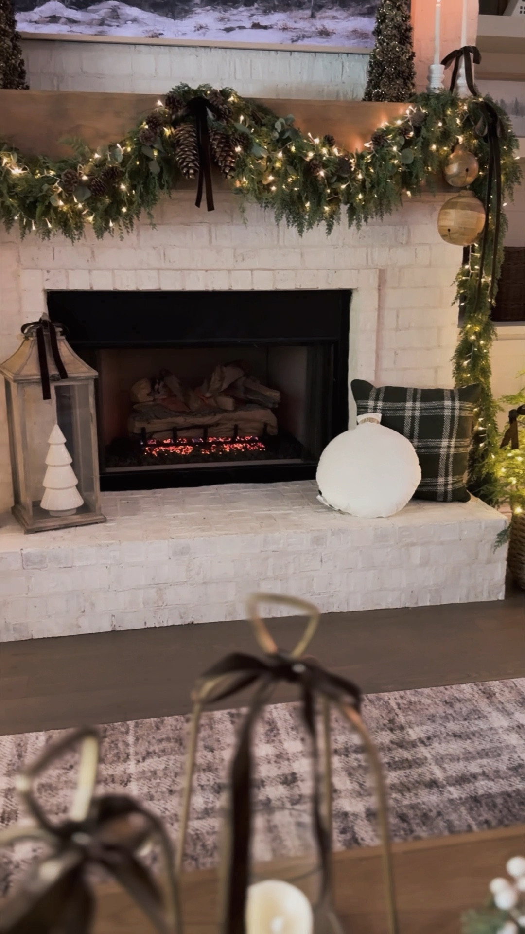 Our garland is pretty elusive but is sold in Walmart stores! 

#LTKHoliday #LTKSeasonal #LTKHome