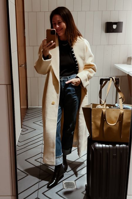 Travel day outfit 
Jacket is vintage - everything else is linked


#LTKSeasonal #LTKfindsunder100 #LTKstyletip