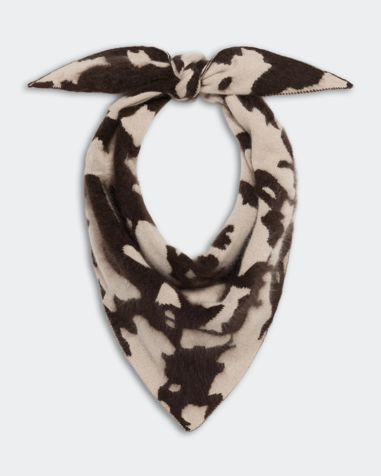 Grizzly Cowhide Wild Rag - Oatmeal/Burnt Cocoa | Guest In Residence