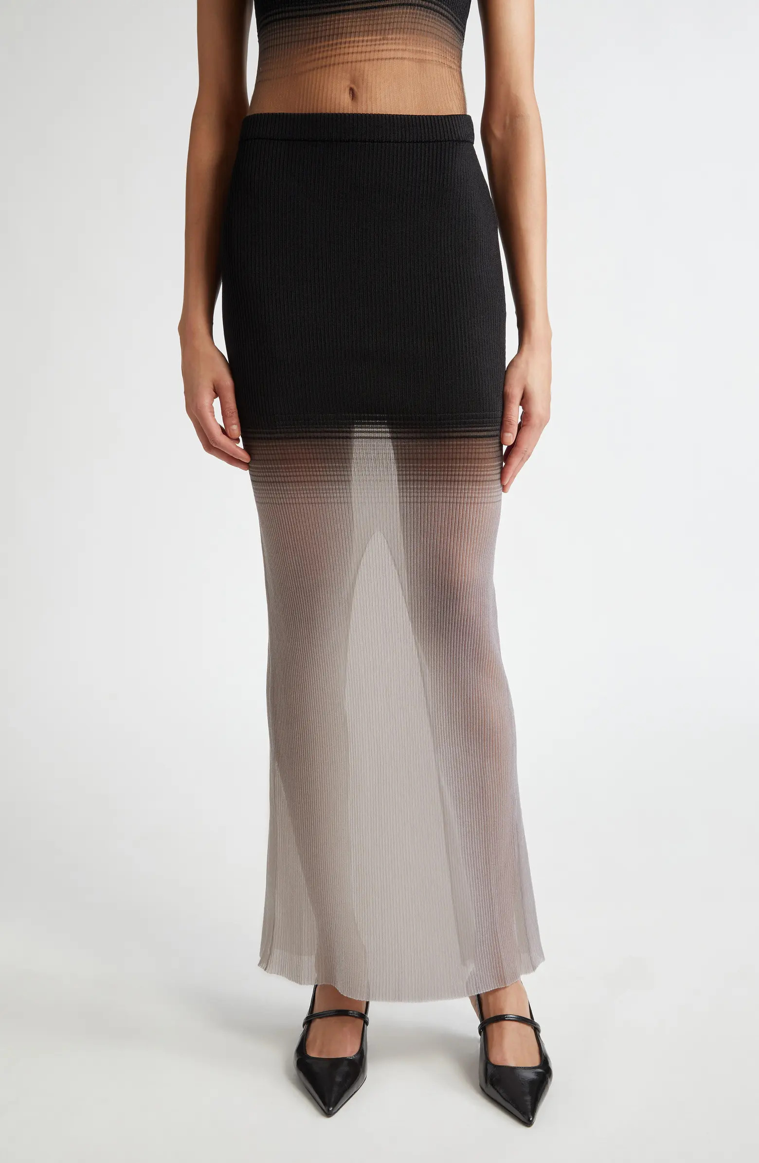 GRACE LING Evanescent Mini Maxi Illusion Skirt | Nordstromrack | Nordstrom Rack