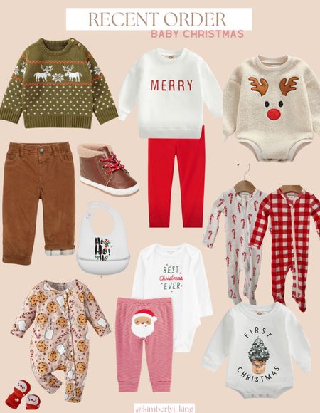 Baby’s first Christmas
Baby Christmas clothes
Cute Christmas outfit infant 
Baby boy Christmas clothes 

#LTKHoliday #LTKbaby