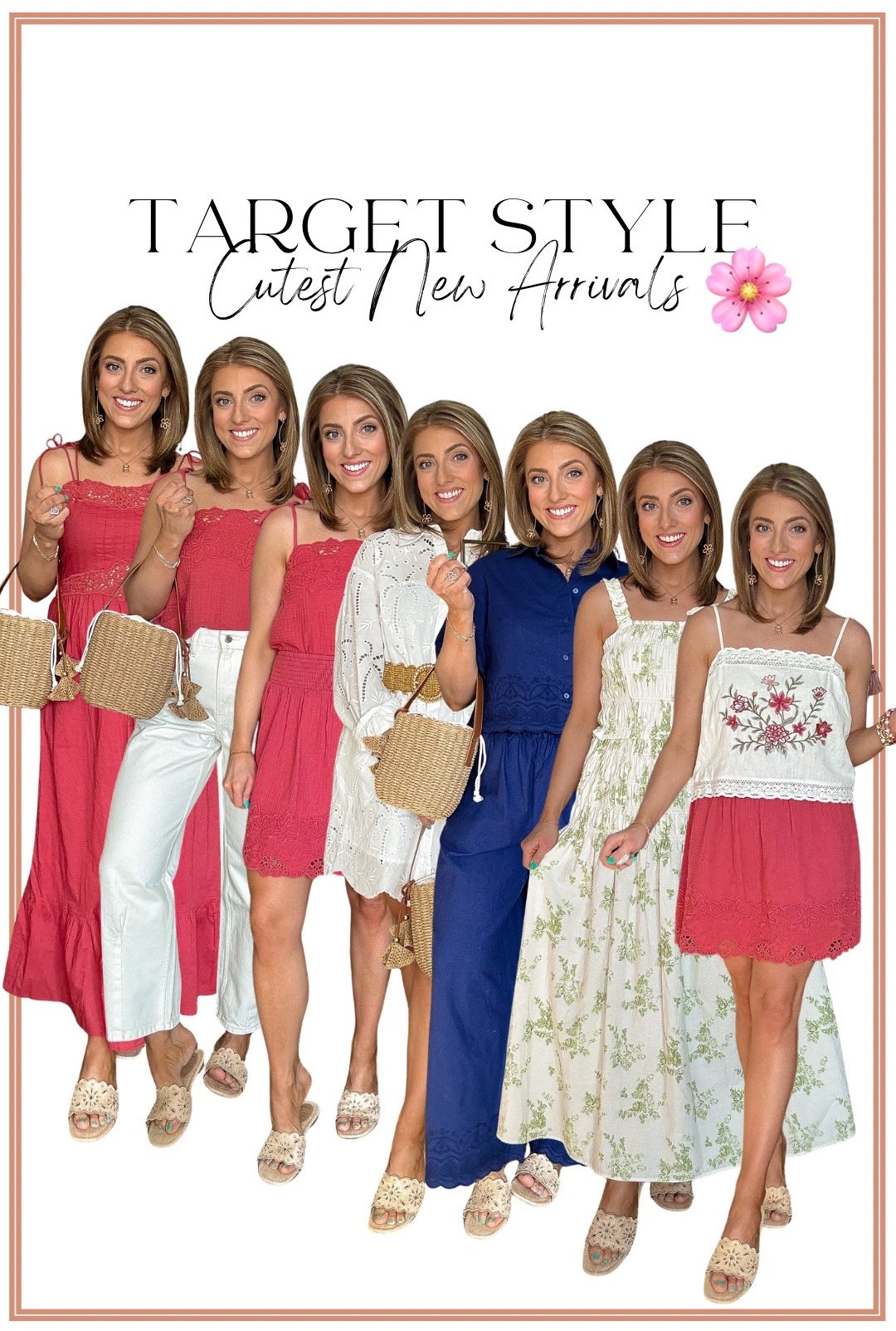 Spring style just got SO good 🌸 Target is fully stocked with the cutest new arrivals and so many of these pieces are 30% off through March 28 🙌🏼

Think easy everyday dresses, feminine details, lightweight fabrics, and those effortless outfits you can throw on and instantly feel put together 💕 From eyelet textures to flowy midi dresses and matching sets… everything looks so much more expensive than it is 🤍

These are the kind of pieces you can wear on repeat—school drop off, brunch, vacation, church, or just everyday mom life 🌿 And yes… so many come in multiple colors 🙊

Run don’t walk because the best sizes always go FAST when Target does a sale like this 👏🏼 I’ve linked everything for you!

target spring outfits target new arrivals target dresses spring outfits affordable fashion target style casual spring outfits vacation outfits target haul spring dresses under $50 target fashion finds

#targetstyle #targetfinds #targetfashion #targetnewarrivals #springoutfits #springfashion #affordablefashion #momstyle #casualoutfits #everydayoutfits #targethaul #targetdresses #springdresses #vacationoutfits #ootd #styleonabudget #targetlooks

#LTKSaleAlert #LTKootd #LTKPetite