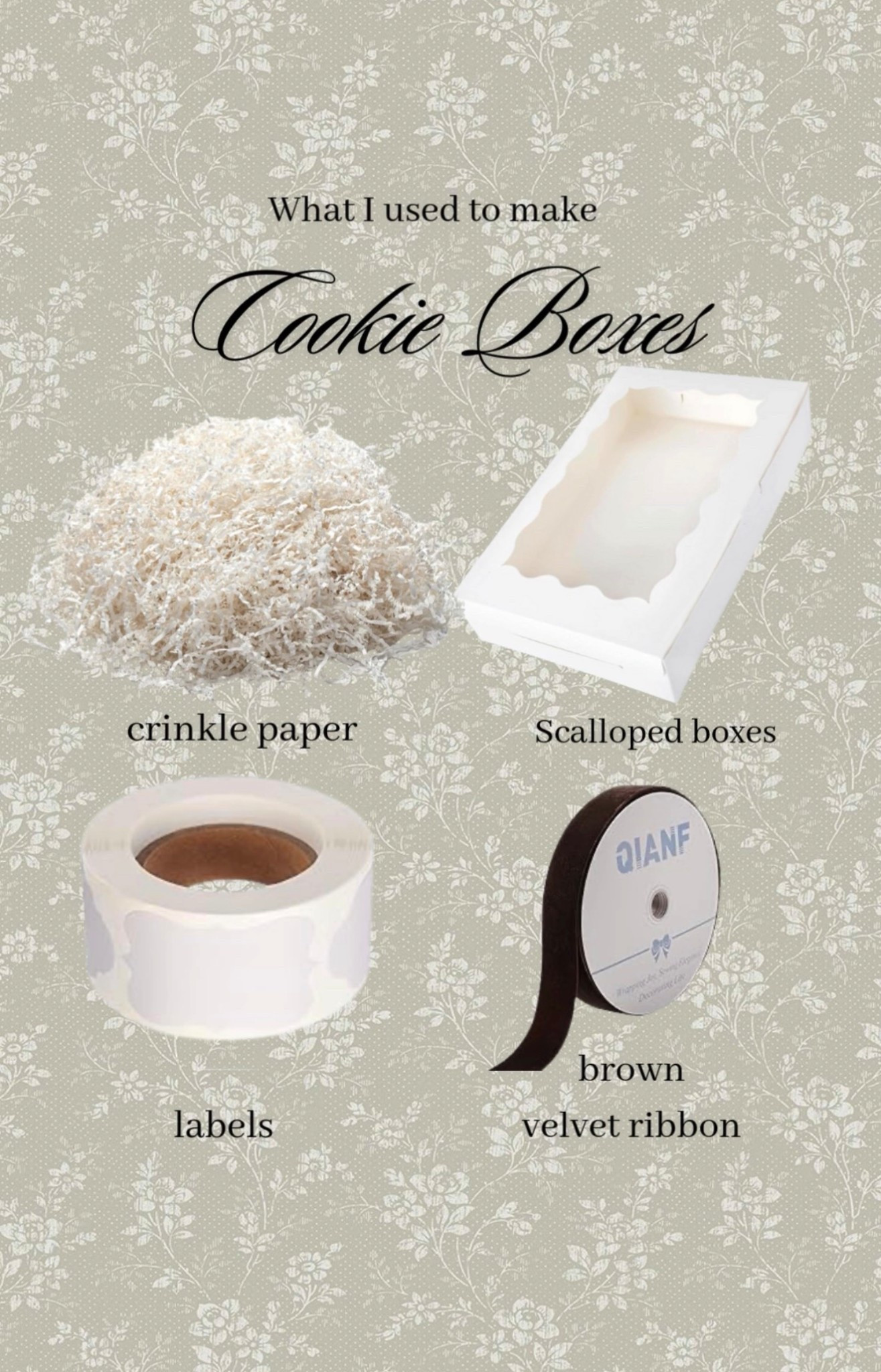 Supplies I used for christmas cookie boxes!!! 

#LTKfoodie #LTKHoliday #LTKGiftGuide