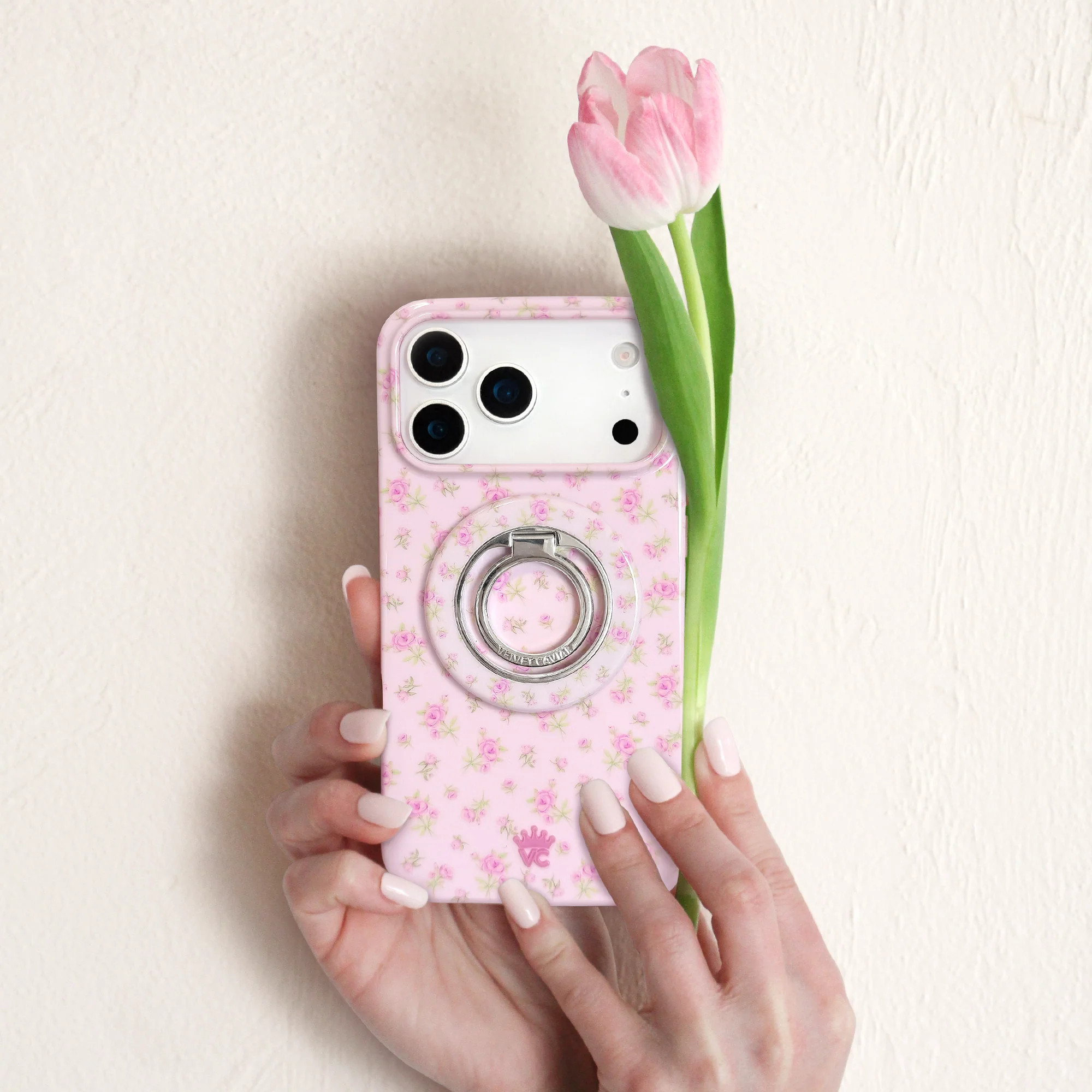 Dainty Pink Floral iPhone Case | Velvet Caviar