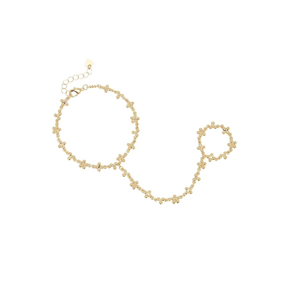 Dainty Gold-tone Y Necklace with Beaded Chain Chic Long Drop Design for Layering Sophisticated Ac... | Amazon (US)