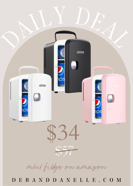Daily deal on these mini fridges on Amazon 

#LTKbeauty #LTKsalealert #LTKfindsunder50