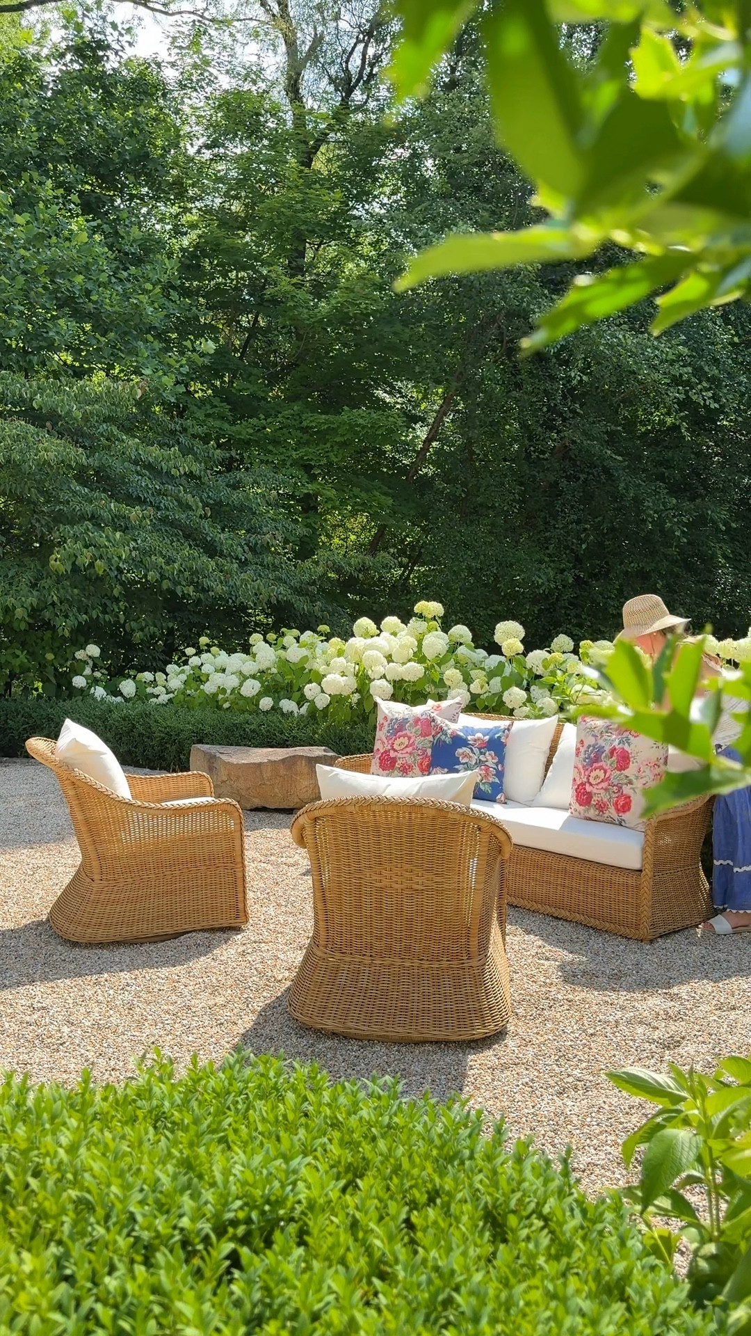 Sprucing up our pea gravel patio with this new Pottery Barn set and cushions ❤️

#LTKSeasonal #LTKSummerSales
