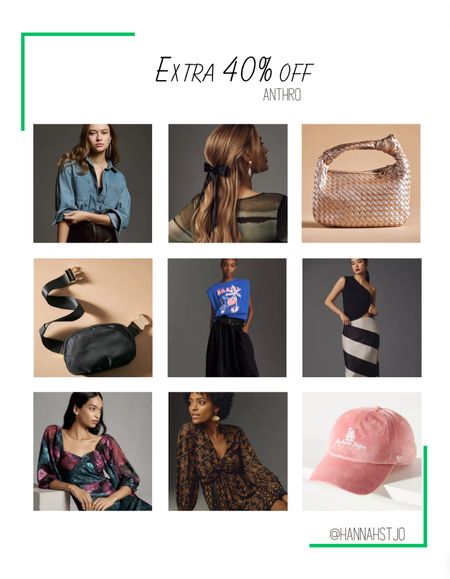 Anthro extra 40% off sale! 🍀 #anthropologie 