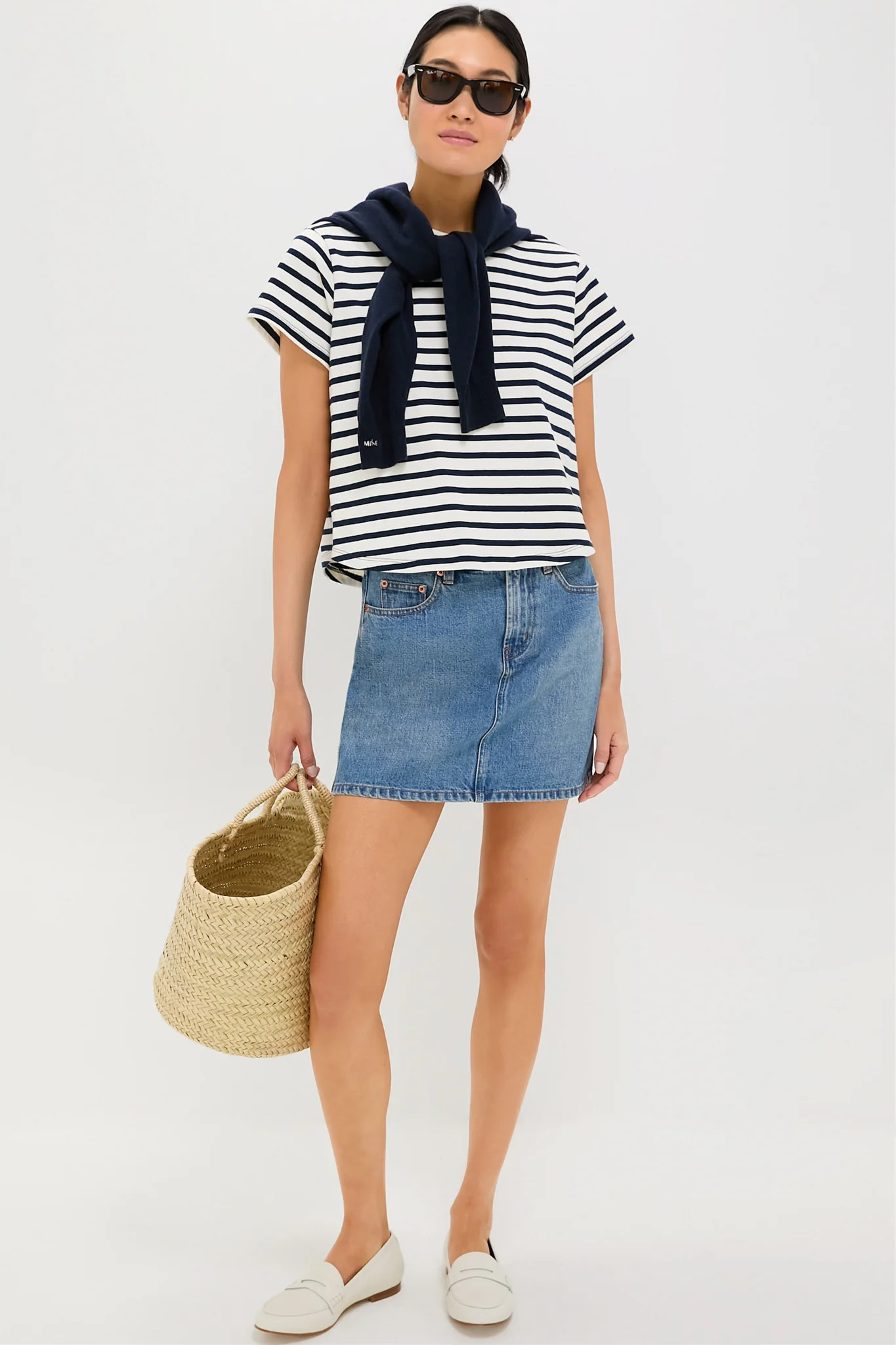 Navy Stripe Parker Classic Tee | Tuckernuck (US)