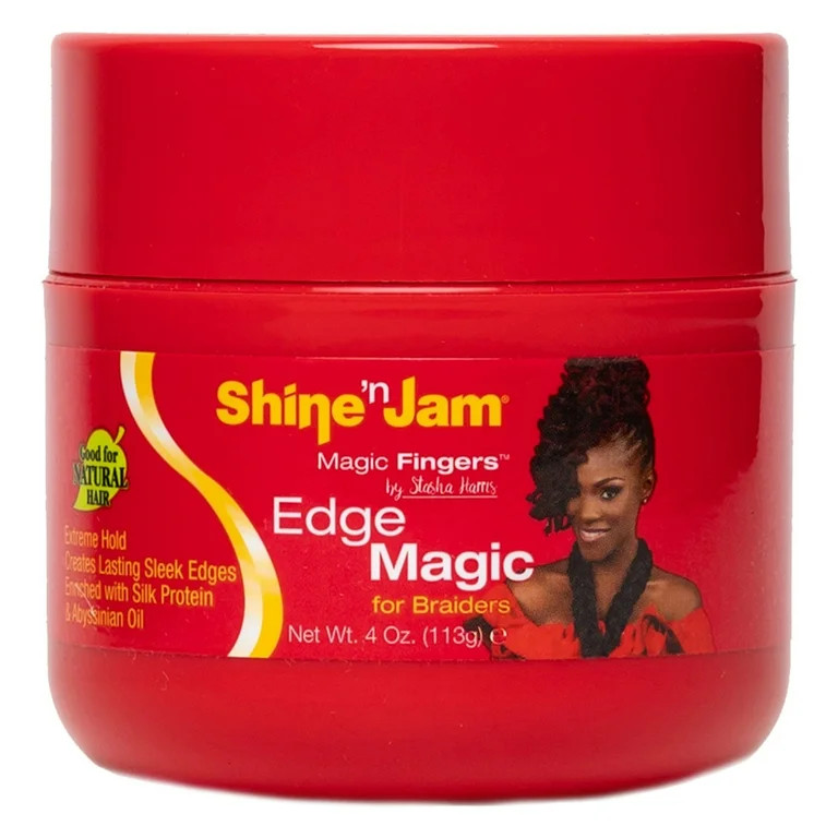 Ampro Shine N Jam Magic Fingers Edge Magic Gel, Frizz Control, 4oz., Female | Walmart (US)