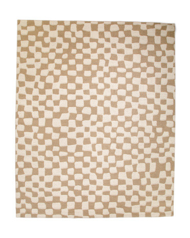 Made In Turkey 8x10 Checkered Rug | TJ Maxx