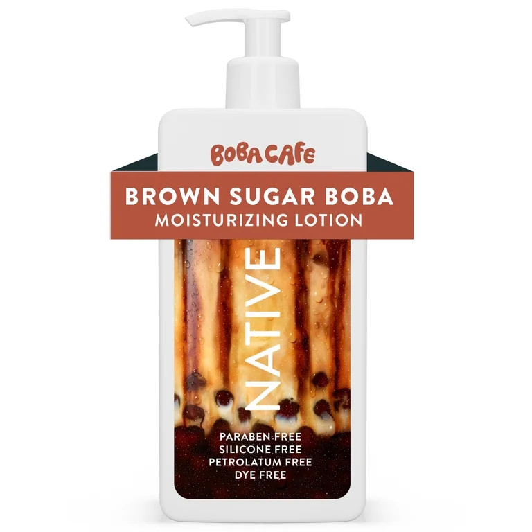 Native Moisturizing Body Lotion, Limited Edition Brown Sugar Boba, Silicone Free for Women and Me... | Walmart (US)