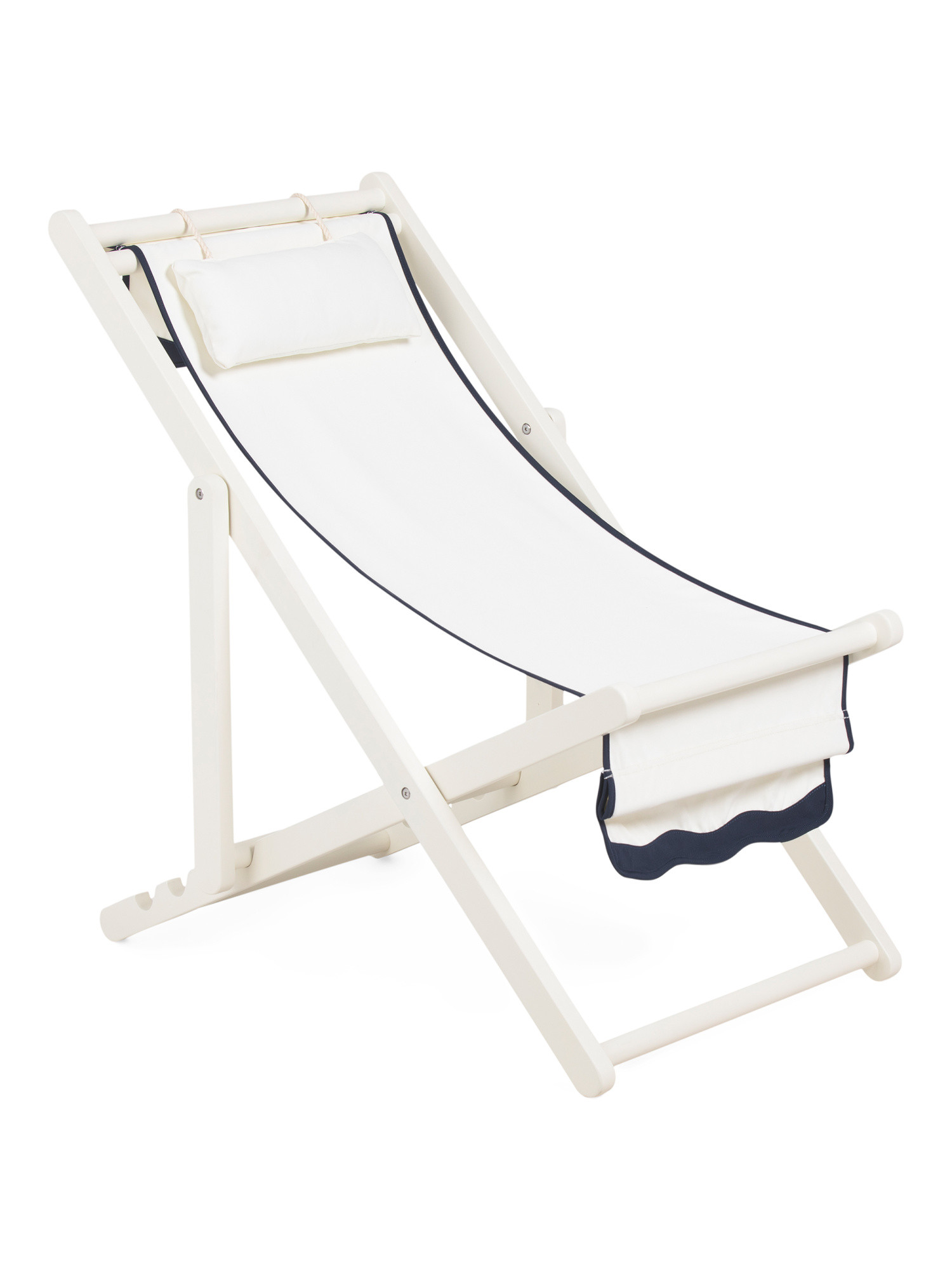 31x23x36 Teak Wood Frame Rivie Sling Chair | TJ Maxx