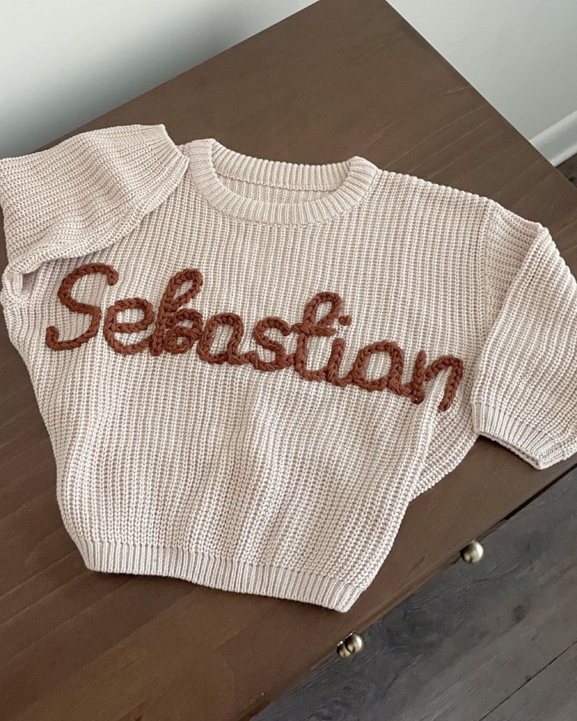 Baby Embroidered Name Reveal Sweater 

#LTKGiftGuide #LTKKids #LTKBaby