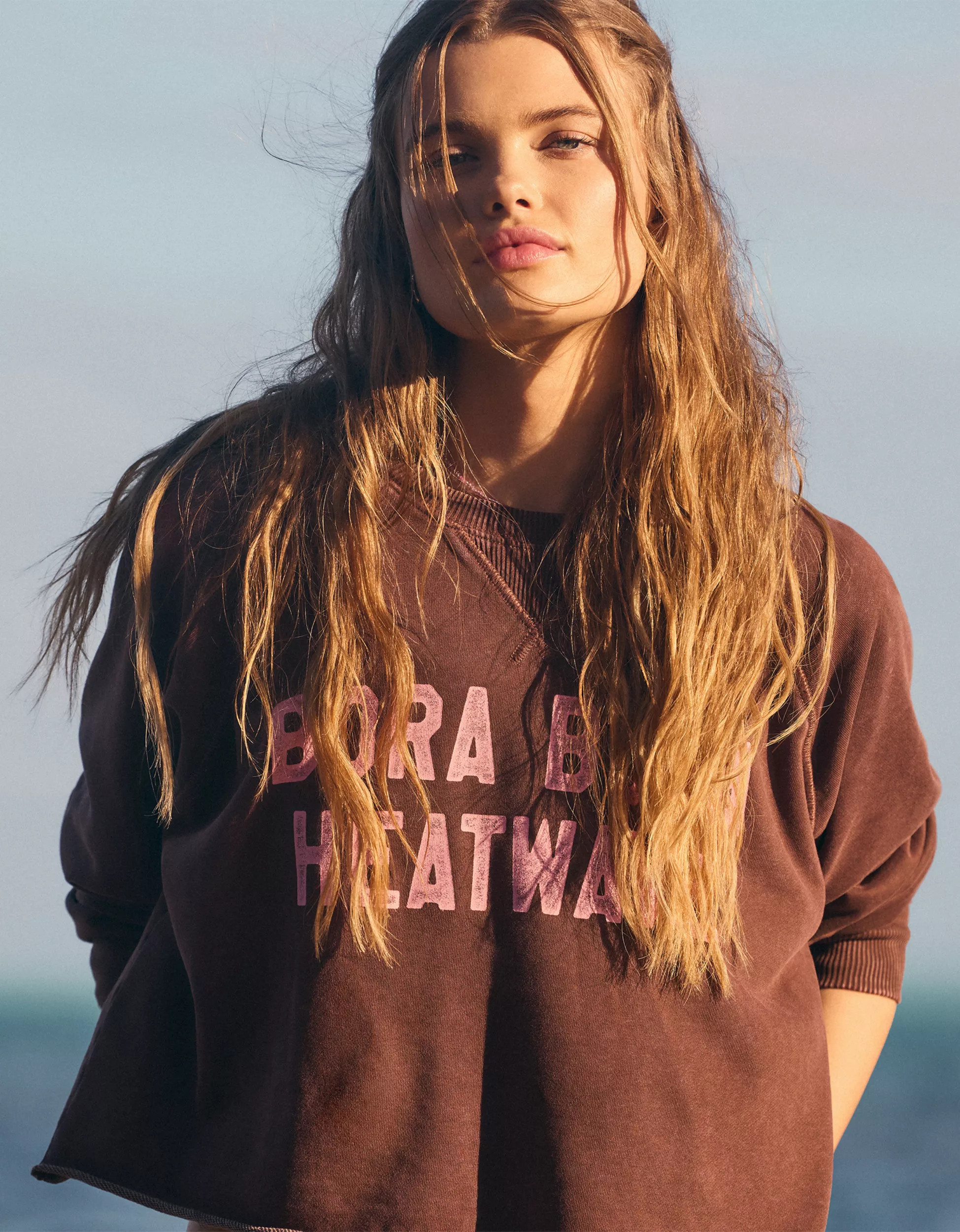 AE Cropped Cutoff Sweatshirt | American Eagle Outfitters (US & CA)