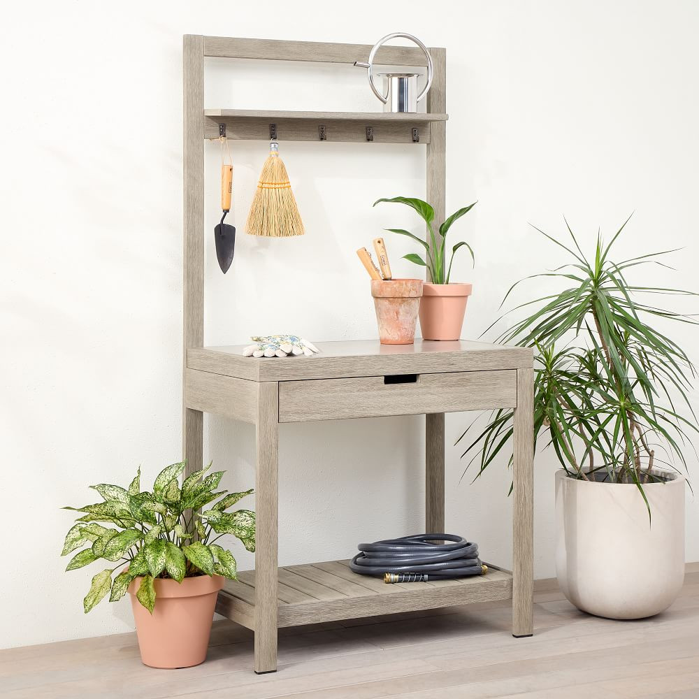 Portside Wood Potting Station | West Elm (US)