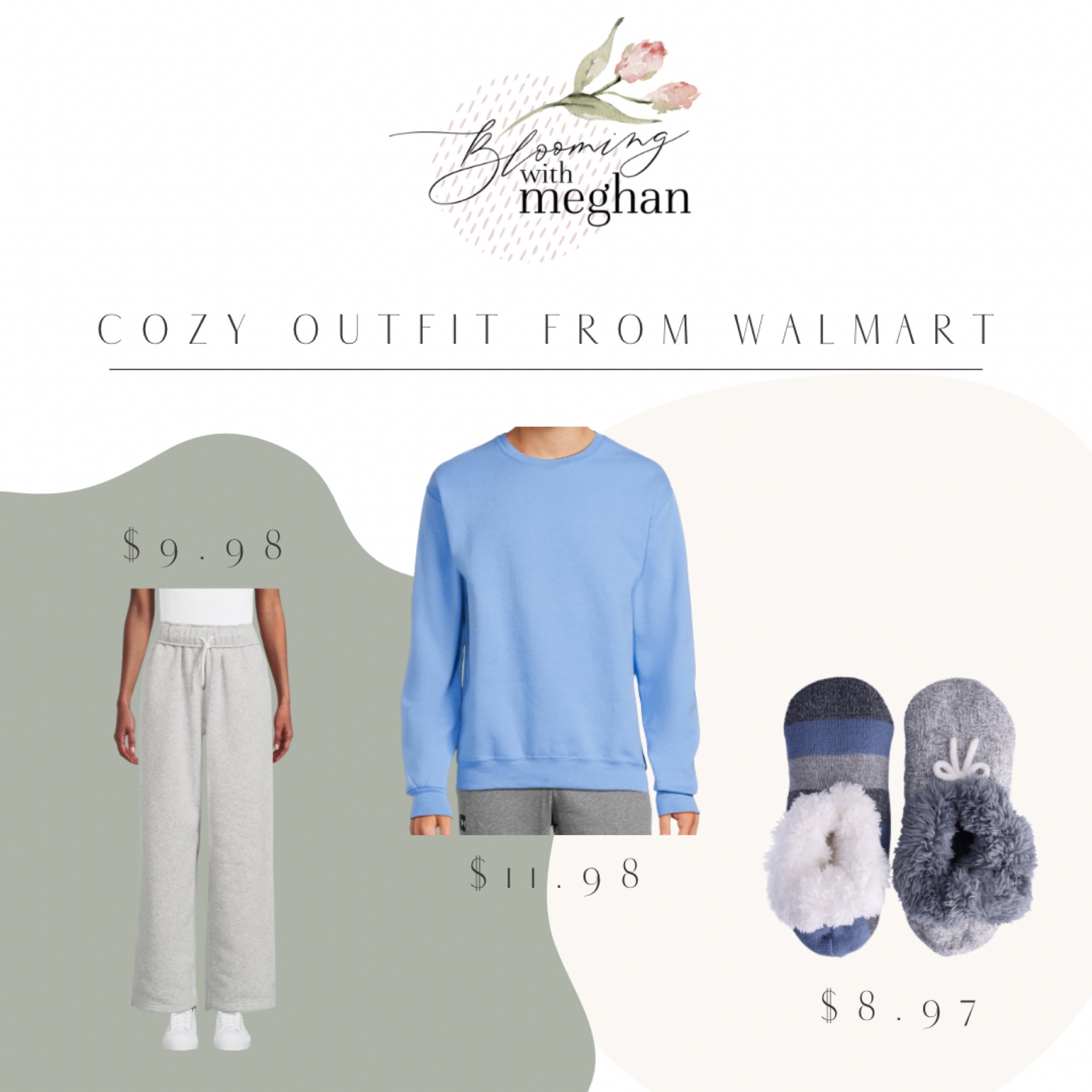 All true to size and so comfy for the winter months! Fleece lined, lightweight, and super cozy feel! Walmart has been my go-to for comfies for years!

#LTKGiftGuide #LTKSeasonal #LTKfindsunder50