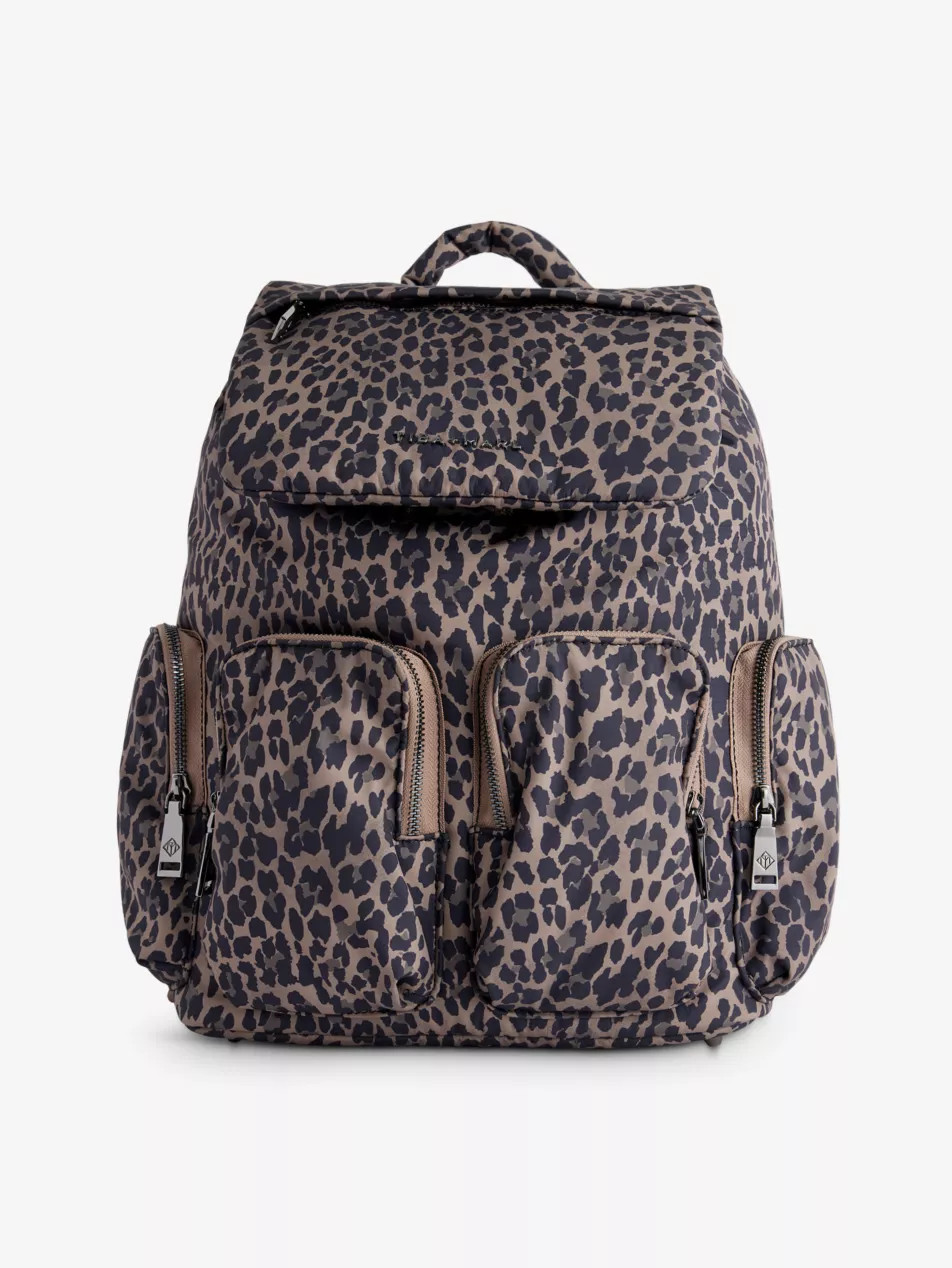 Alto Leopard-Print Woven Changing Backpack | Selfridges