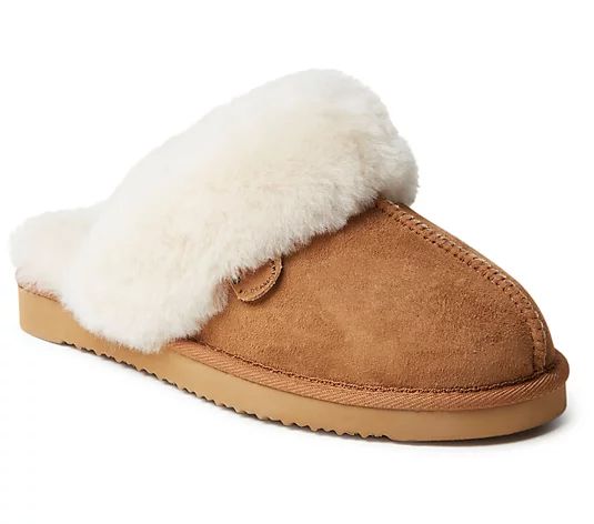 Fireside by Dearfoams Womens Slippers - Sydney - QVC.com | QVC