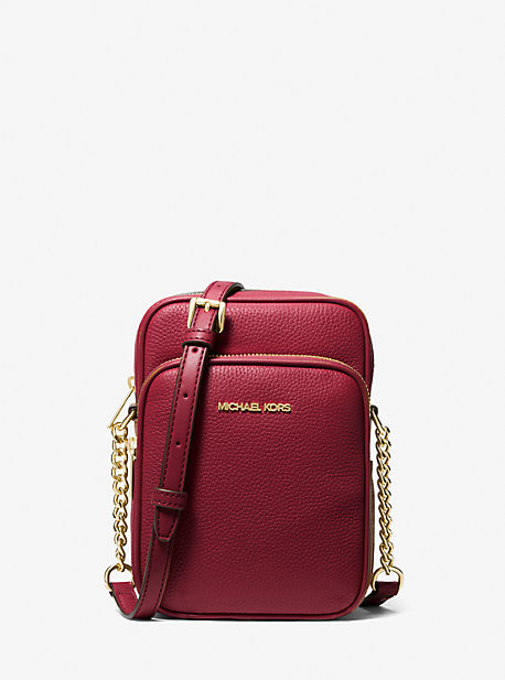 Jet Set Travel Medium Pebbled Leather Crossbody Bag | Michael Kors US