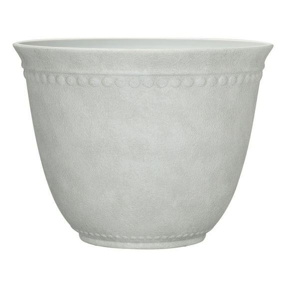 My Texas House Asti White Planter 18-Inch Recycled Resin | Walmart (US)